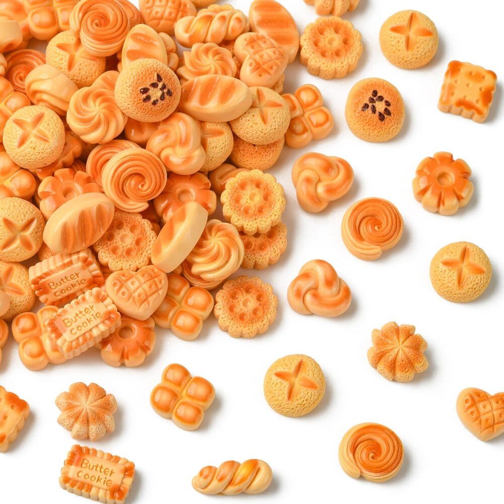 7375 40Pcs 5 Colors Cat Cheese Cake Charms Opaque Resin Cute Kitten Food